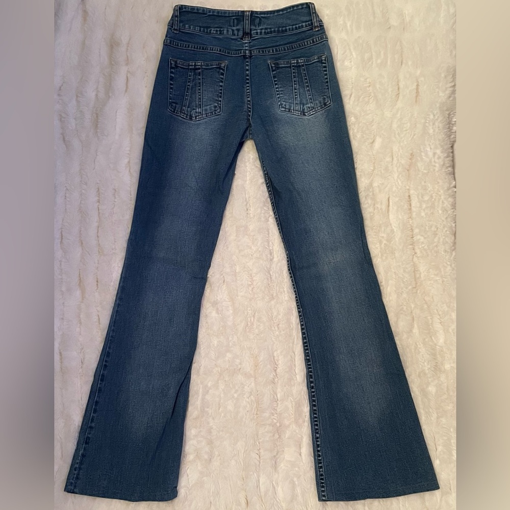 Bebe Y2K stretch jeans with cute pockets! Size 27 - Picture 4 of 8